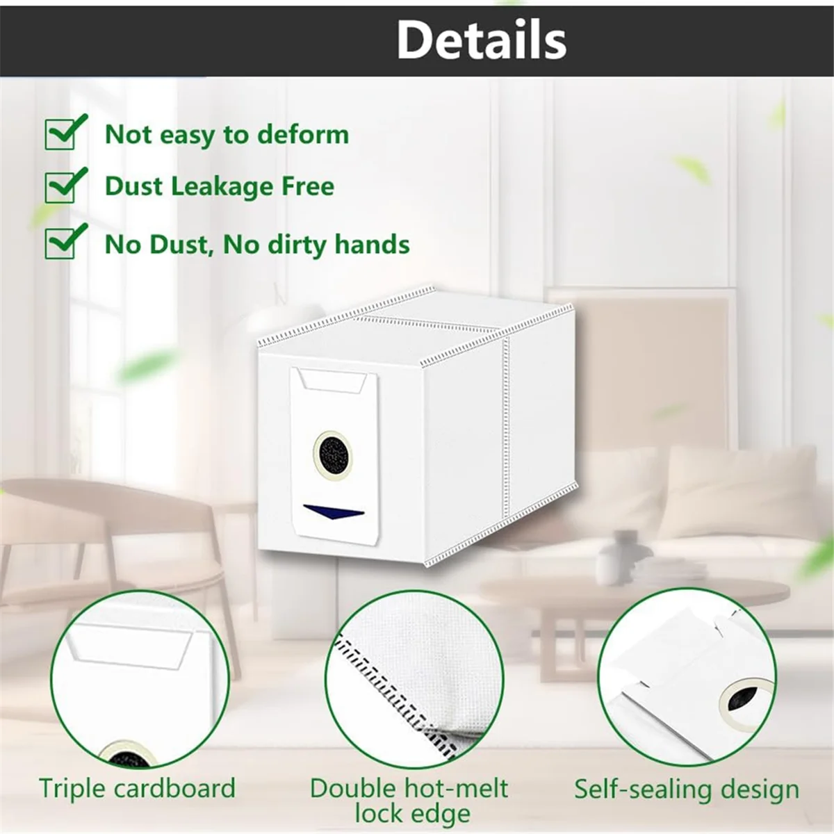 Accesorios para Robot aspirador Ecovacs Deebot T30S, Cepillo Lateral principal, filtro Hepa, paño de mopa, bolsa para polvo