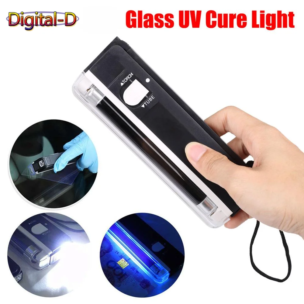 Glass gel repair UV Cure Light for Car Window Resin Cured Ultraviolet UV Lamp Lighting Windshield Repair Kit tools