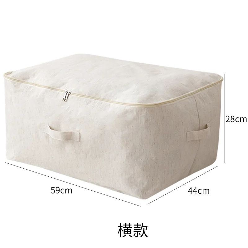 Tas Penyimpanan Kapas dan Linen Tianshan, Tebal, Kapasitas Besar, Anti Lembab, Organizer Selimut dan Pakaian, Tas Anti Debu