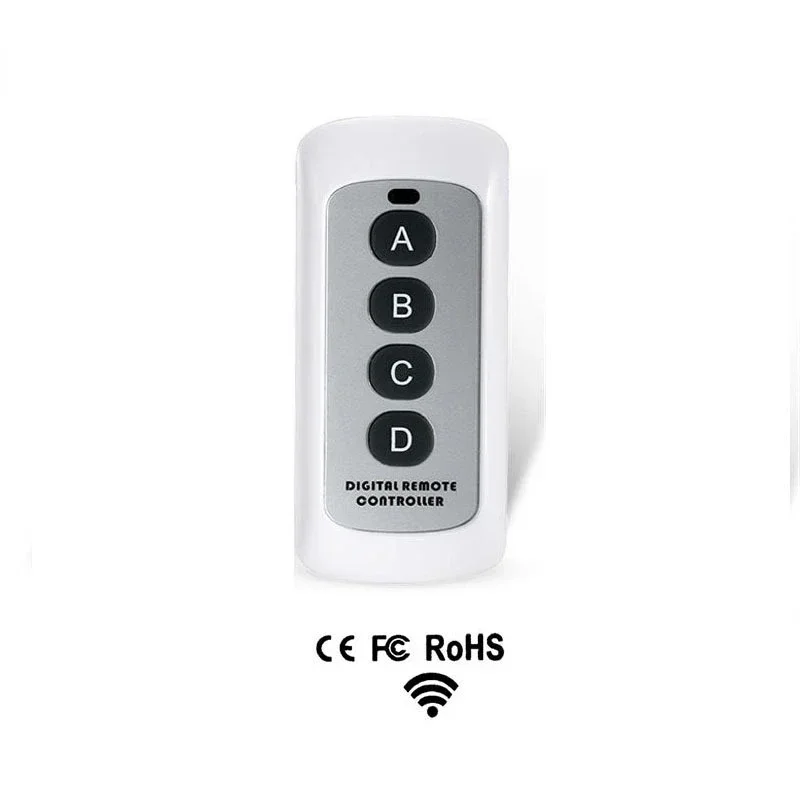 

RF 433MHz Door Remote Control Universal 4 Keys Garage Remote Control Cloning Electric Gate Remote Controller Duplicator Key