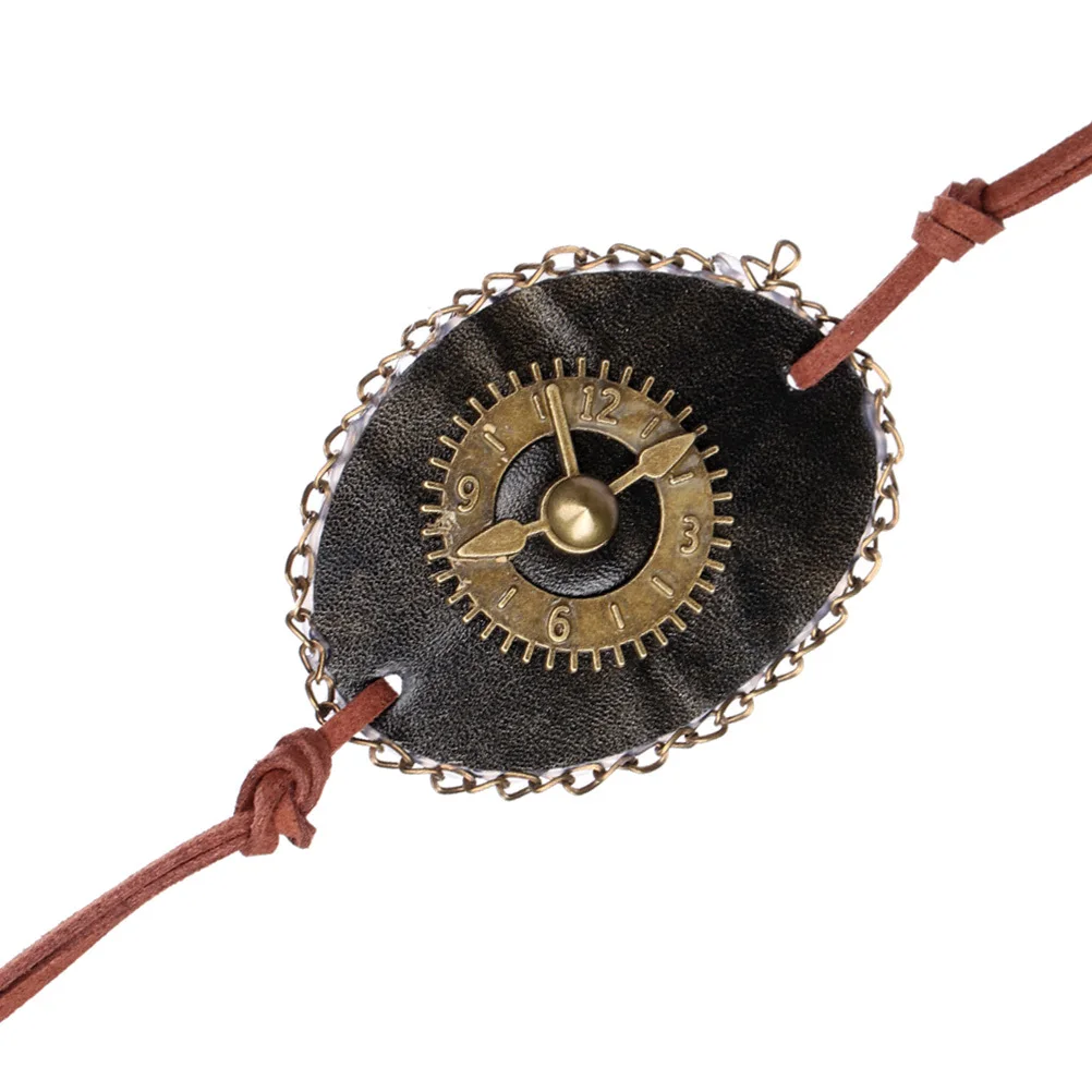 Steampunk نمط لصقة عين والعتاد تصميم الرجعية الدانتيل مادة البولي يوريثان رائعة لتزيين حفلة تنكرية للهالوين