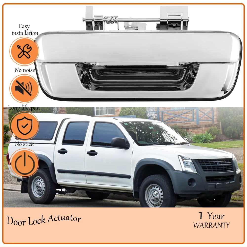 

Rear Tailgate Handle Latch Without Hole Chrome Compatible With Holden Colorado RC 2008-2012 Rodeo RA 2002-2011 oem 8-97235386-3