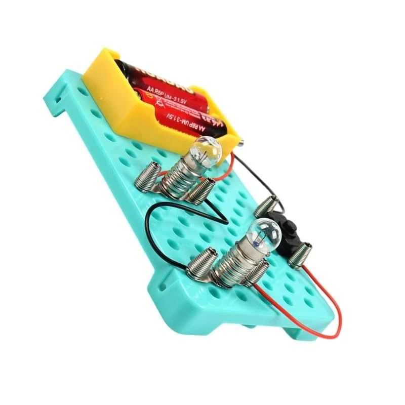 Экспериментальная плата эксперимента по серии и параллельной схеме Эксперимента