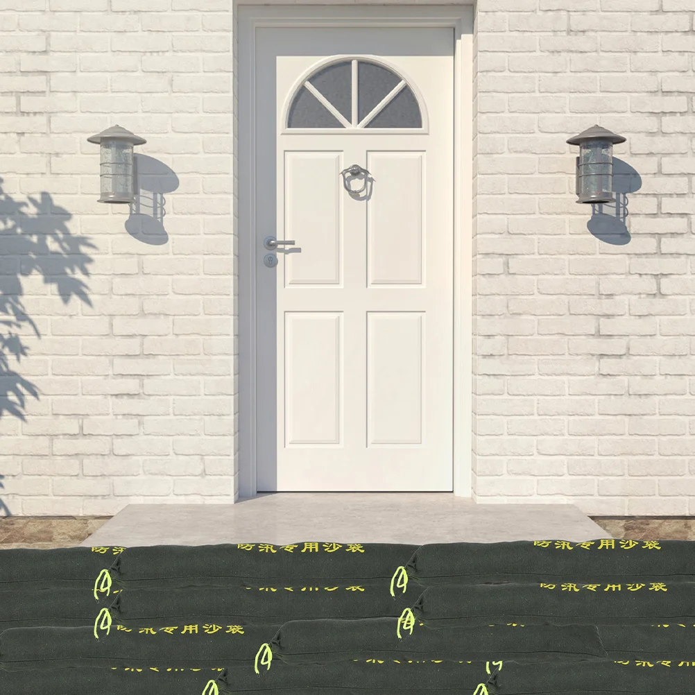 

2 Pcs Flood Control Sandbags Defence Barriers Water Retaining Strip Proof for Home Canvas Doors