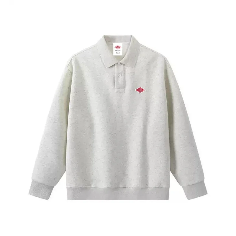 الخريف الشتاء بلوزات عالية الجودة القطن العلامة التجارية التطريز شعار عادية هوديي الرجال طويلة الأكمام النساء بولو رياضية القمم