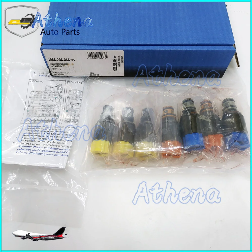 

6HP21 6HP28 Transmission Solenoid 7 Kit For Audi A6 A8 Q7 BMW X3 X5 Jaguar Land Rover