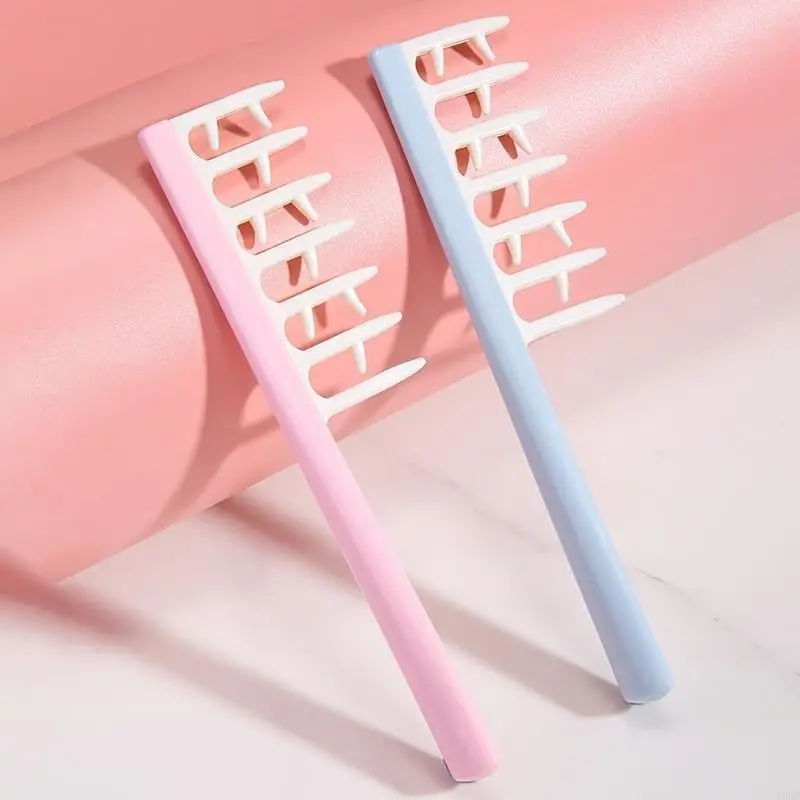 Raízes cabelo desgrenhadas pente pente pente pente pente para cabelos encaracolados e molhados