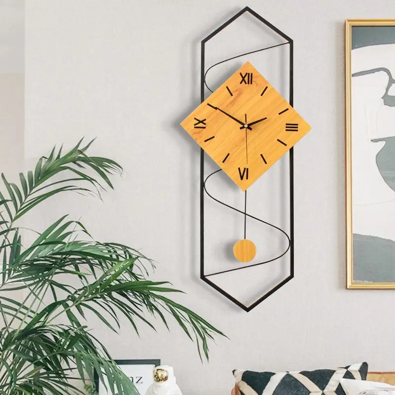 

Living Room Nordic Creative Modern Simple Clock Fashion Porch Art Electronic Quartz Clock House Decoration Wall Clock