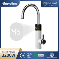 Briwellna Instant Hot Water Faucet 220V Electric Faucet With Universal Nozzle Instant Hot Water Heater For Kitchen Faucet 2 in 1
