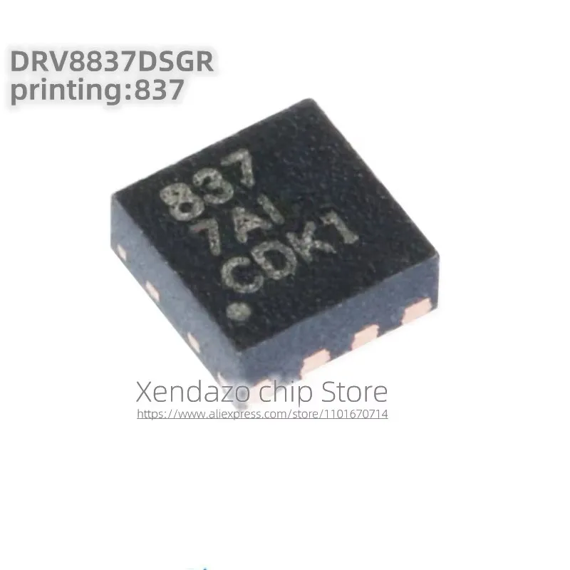 10pcs/lot DRV8837DSGR DRV8837 Silk screen printing 837 WSON8 package Original genuine Motor driver chip