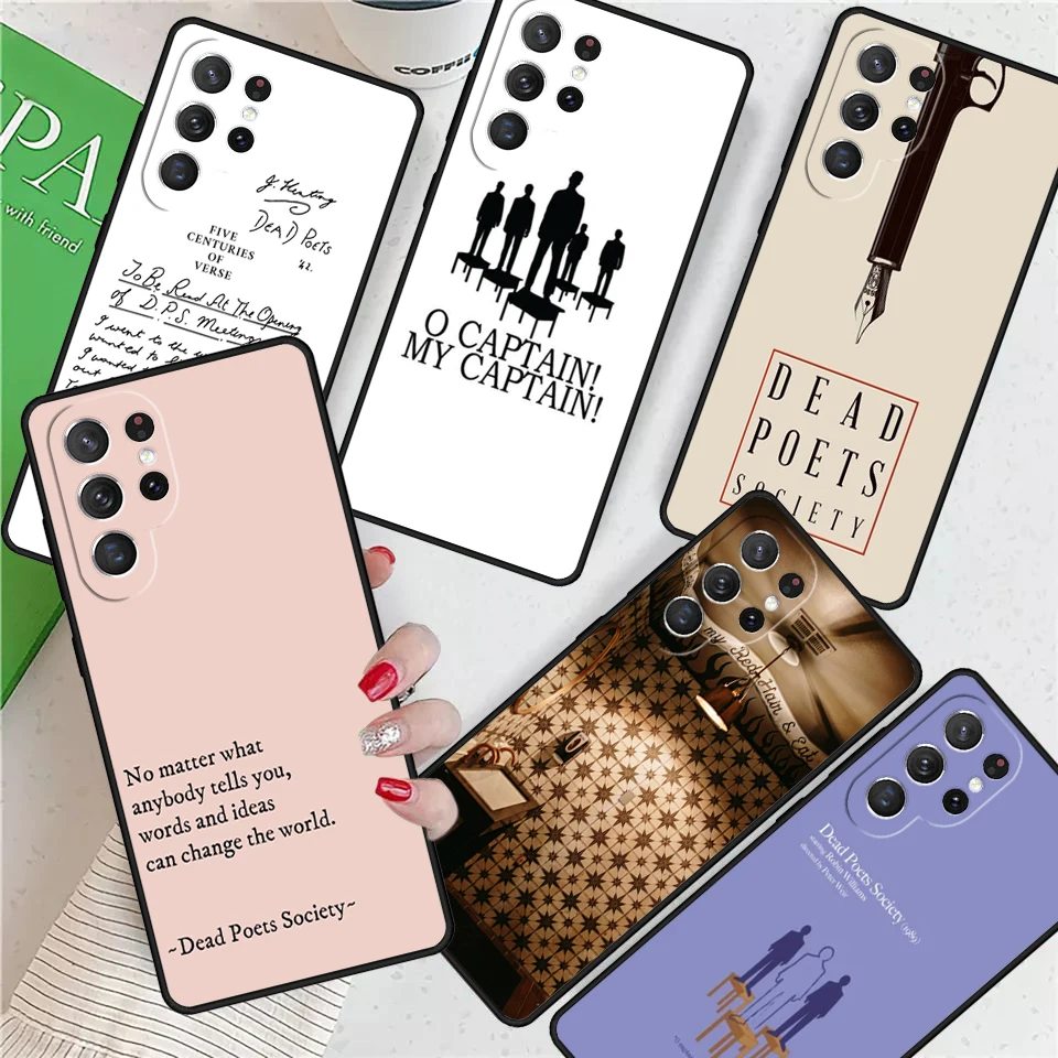 

Dead Poets Society Five Centuries Of Ver For Samsung Galaxy S24 Ultra S21 S22 S8 S9 S10E Note 10 20 Plus FE S23 Phone case Cover