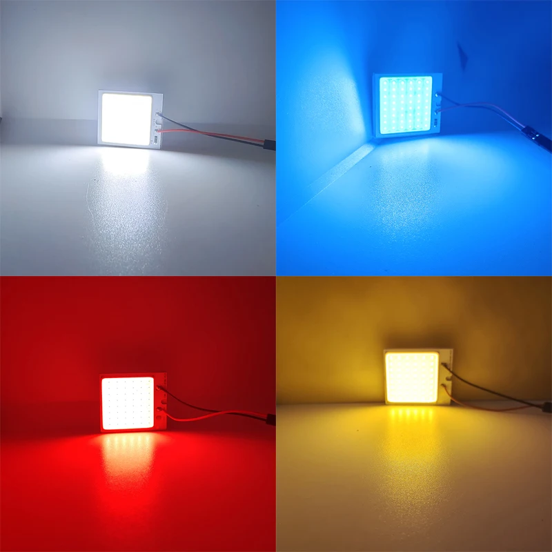 2/4/10 PCS Car Interior Accessories 18/24/48 SMD T10 4W 12V COB Car Interior Panel LED Lights Lamp Bulb Car Dome Light Car Panel