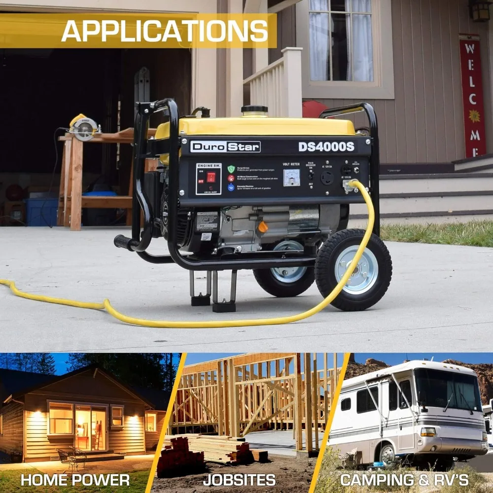 Generator portabel DS4000S, kuning/hitam