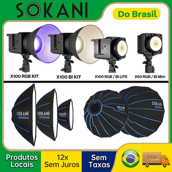 Sokani X100 X60 Luz de Vídeo LED Bicolor