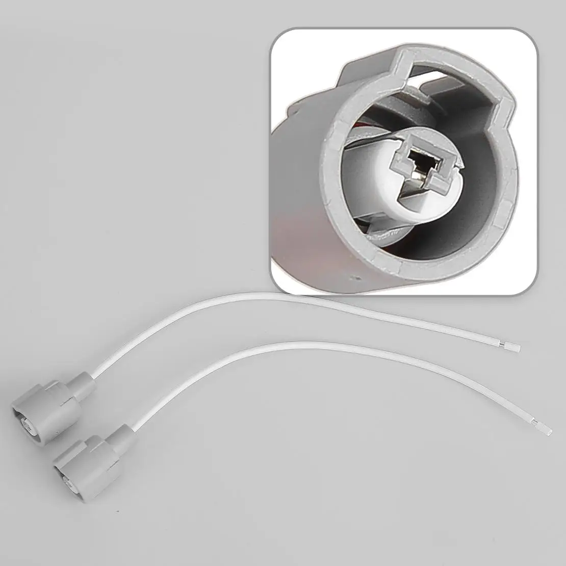 2Pcs AC Compressor Wirings Harnesses Plug Pigtails Connectors Fit for Toyota Tacoma Tundra T100 4Runner 7283-1113-40 90980-11271