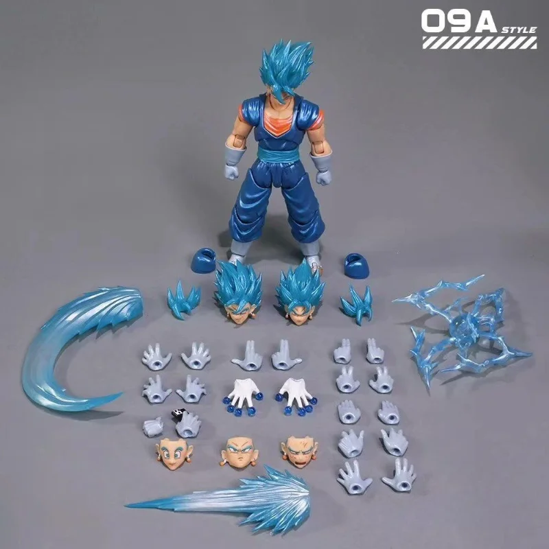 YG-mw Studio Dragon Ball SHF Super Saiyan God Vegito SSGSS 09A-09B Upgraded Version Action Figure Collectible Model Gift