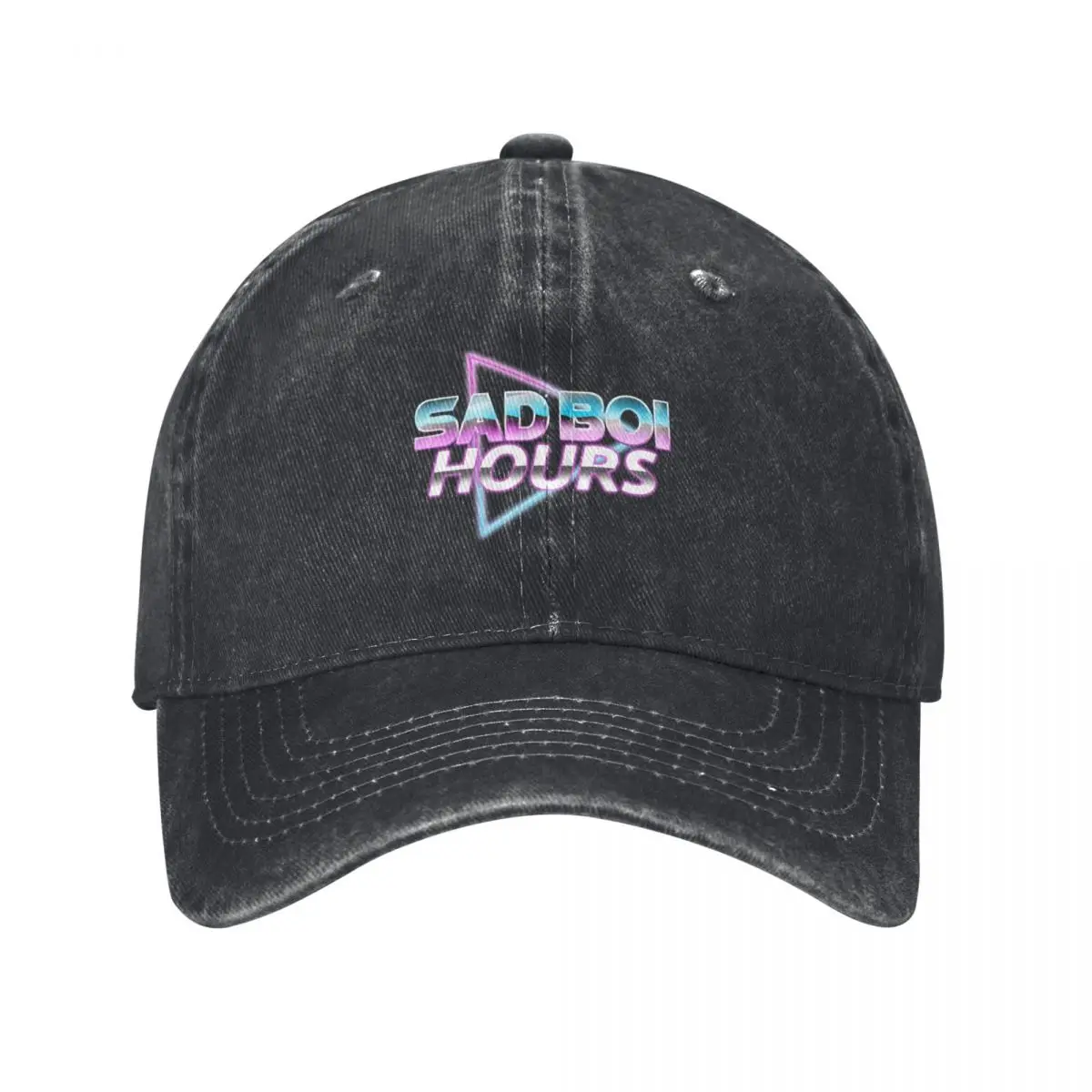 Sad Boi Hours Retro Neon Baseball Cap Fashion Beach Luxury Man Hat Hat Baseball Cap Horse Hat Caps Male Women's