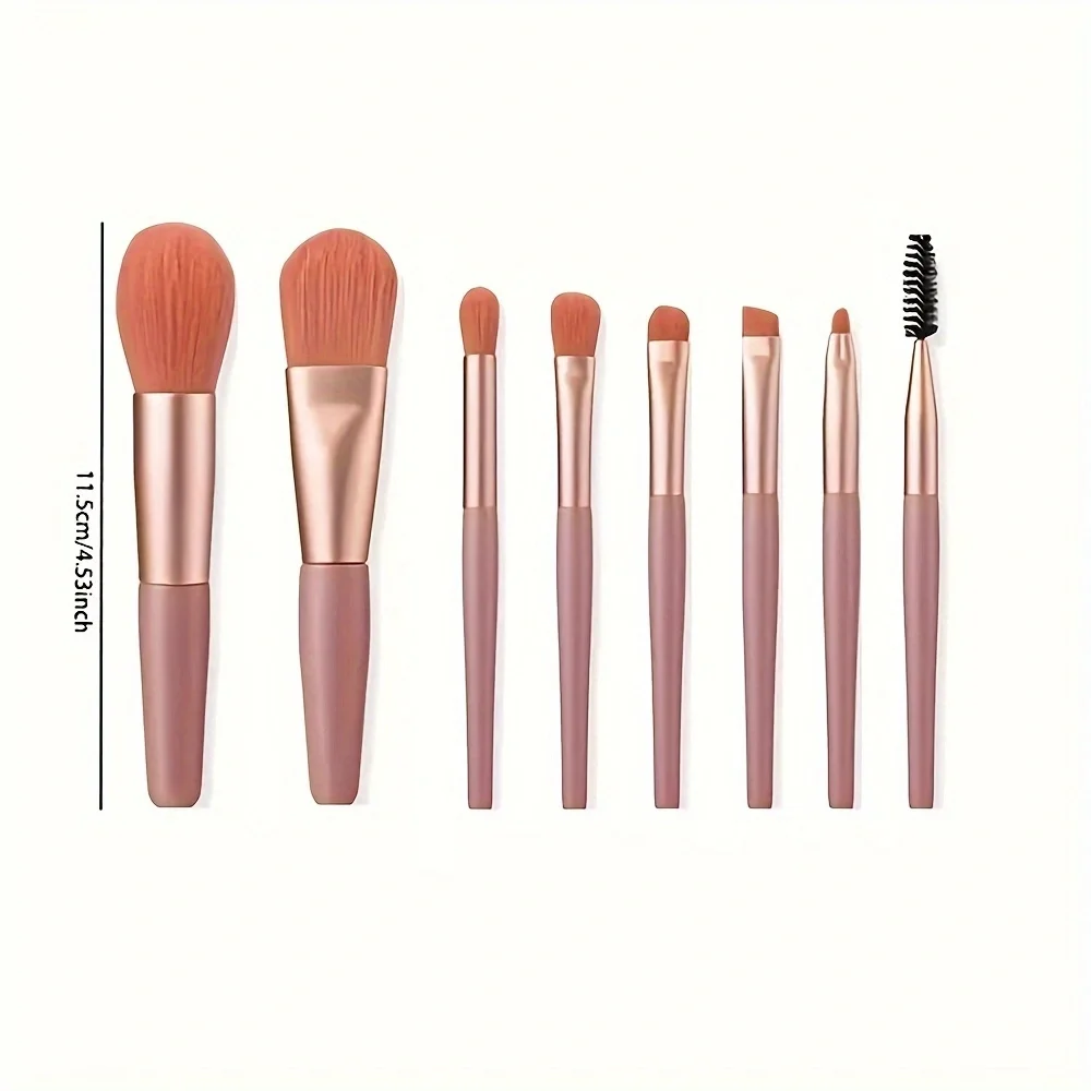 Salim Salim Salim Tasche mit Make-up-Minipinsel, 8 Arten von PMore