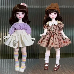 30cm Doll Clothes Princess Dress Changing Clothing Cute 1/6 BJD Doll Outfit Set Girl Toy Gift Doll Accessories