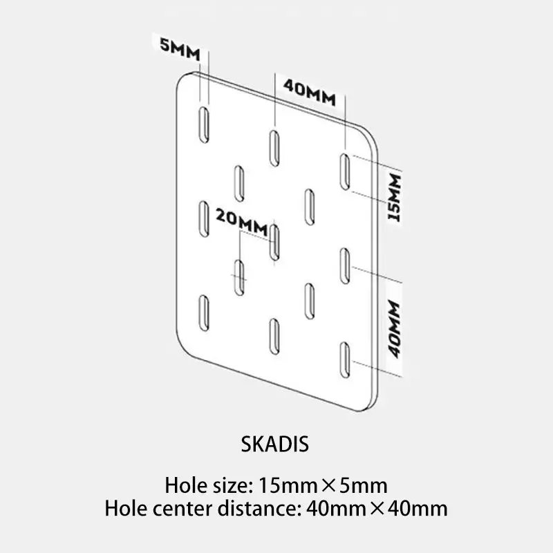3d impresso skadis pegboard rack de armazenamento de parede tipo gancho caixa de armazenamento de bateria diy caixa de cerveja aa & aaa & 9v & 18650 bateria cesta de armazenamento caixa de armazenamento