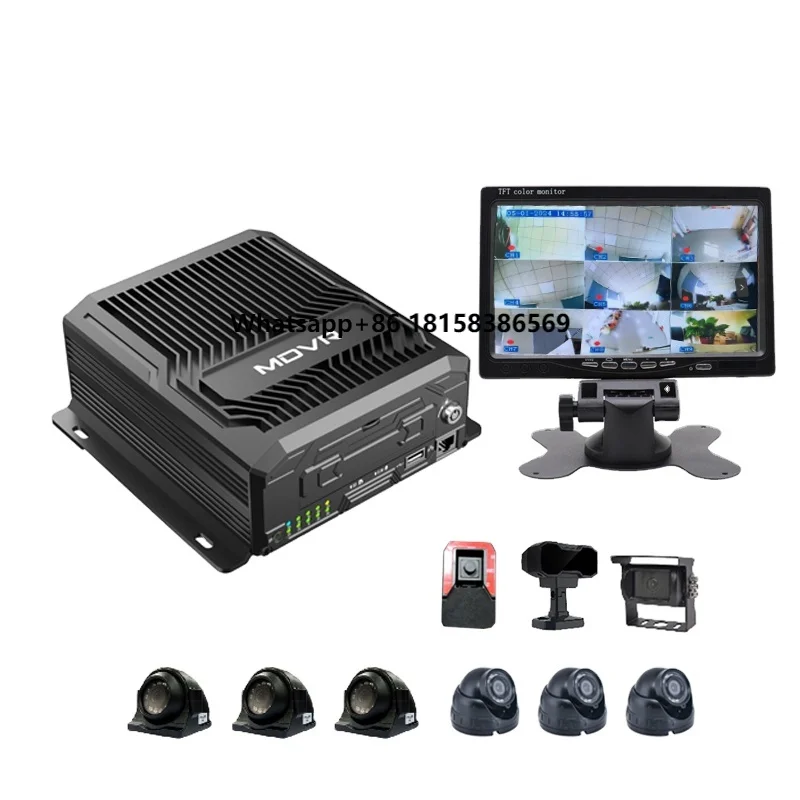 

4CH 8CH 1080p Hdd Mdvr Kit 4g Gps Wifi Live Video CMSV6 CNMS Vehicle Blackbox Hd Mobile Dvr Backup Cctv Bus Truck Dvr