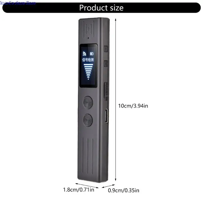 D0UA ZD09 Hidded Camera Detector LED Display For Locating Wireless Tracking