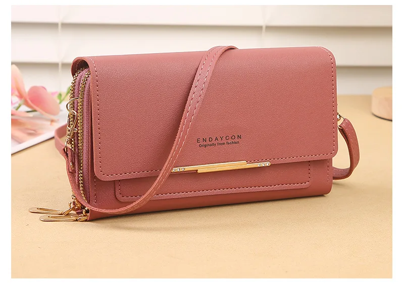 Damen-Geldbörse Koreanische Handtasche Multi-Kartenfach Große Kapazität Casual Schultertasche Handytasche Modischer Neuer Stil – Detail 10