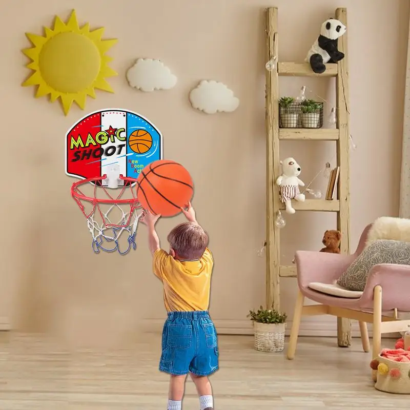 Basketball Hoop Set For Kids Toddler Basketball Set Basketball Practice Toy For Kids Mini Basketball Indoor Basketball Hoop For