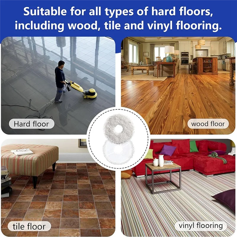 A006-Wiping Cloths Accessories For Dreame L20 Ultra, Cleaner For Dreame L10s Ultra, Washable Microfibre Wet Mop Pad Spare Parts