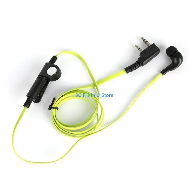 G8TA Green Fashion سماعات سماعة أذن KIPPHOND K PLUD FOR BF888S UV5R UV82 WAYIE TALKIE 2 Way Radio Accessory