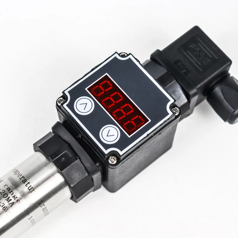 

DC 24V LED Hirschmann Temperature Transmitter Pt100 0-500C Temperature Sensor 4-20mA to 0-10V to RS485 Temperature Transducer wh