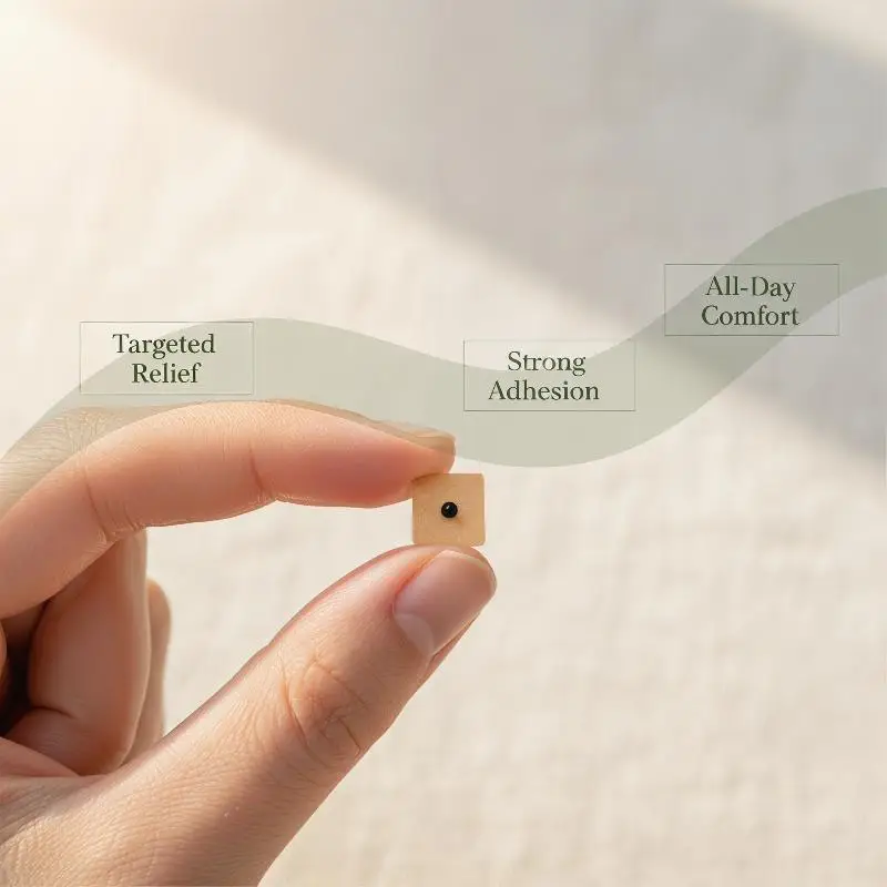 600 Stück/Beutel Samen-Aufkleber Auricular Auriculotherapie Vaccaria Ohr-Akupunktur Massage-Therapie Nadel-Patch – Detail 15