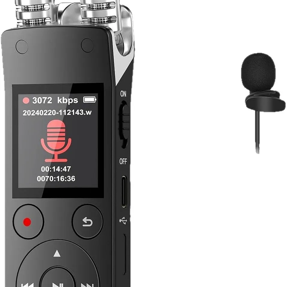 Smart recorder high definition noise reduction long battery life large capacity recorder Bluetooth connection