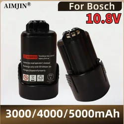 For Bosch 10.8V 3000/4000/5000mAh Li-ion Drill 2 607 336 013, 2 607 336 014 2 607 336 333 12V 3.0Ah BAT411 Power Tools Battery