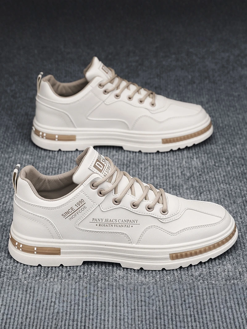

Men's Work Shoes Leather Low-Top Sports Casual Boots Waterproof Non-Slip for Office And Outdoor Wear Comfortable Boots