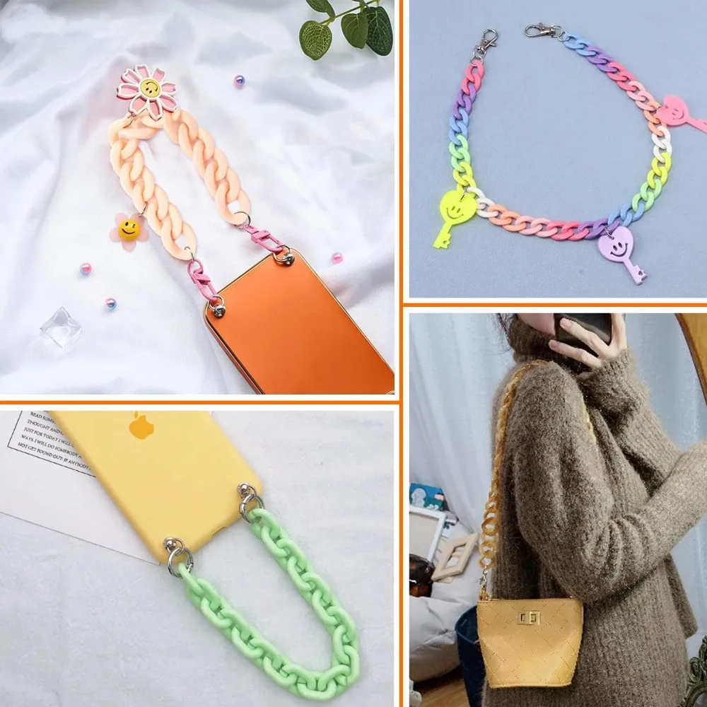 20/60/100 قطعة مجوهرات متعددة الألوان ConnectingRingsDIY أساور القلائد سلاسل الهاتف عيد الحب عيد الأم عيد الميلاد عيد الشكر #6