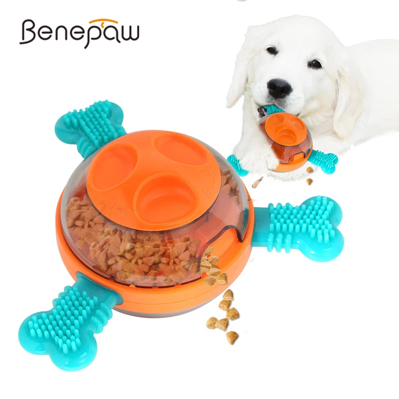 Benepaw Durable Dog Chew Toys Interactive Treat Dispenser For Boredom Stimulating Pet Enrichment Toy For Medium Large Dogs