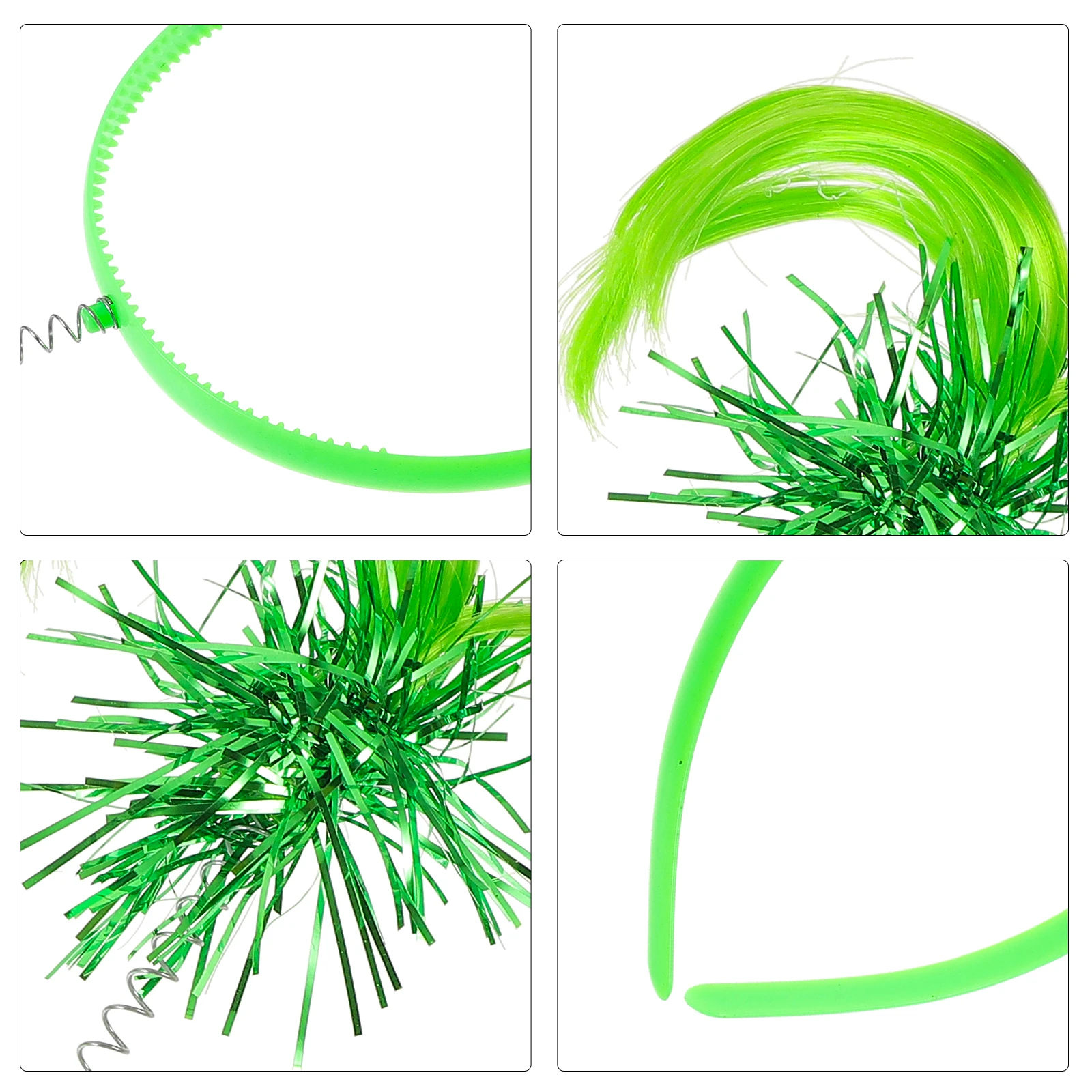 

6 Pcs Head Bands Wire Hairband Circus Headband Cosplay Carnival Headpiece Headbands Green Child