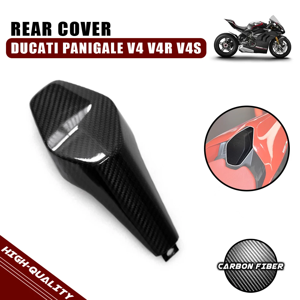 

Panigale V4/ V4S/ V4R 2018-2022 2021 2019 100% 3K Dry Carbon Fiber Motorcycle rear hump core Fairing Motorcycle Accessories