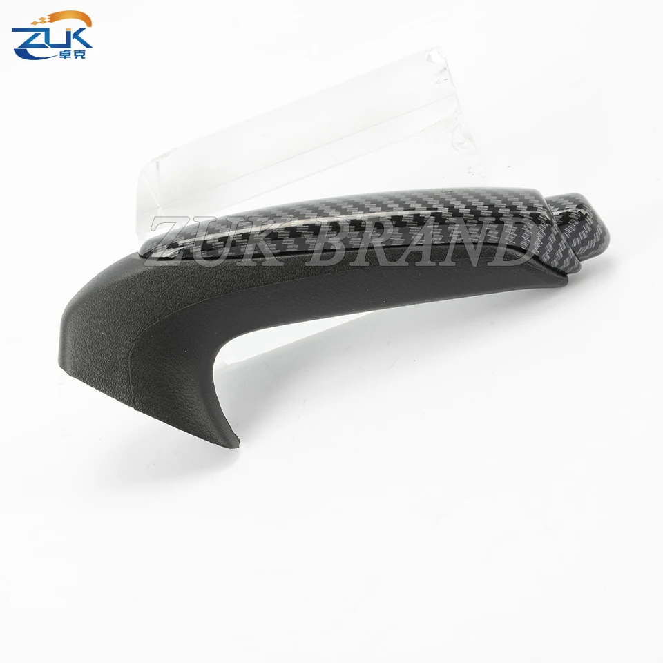 ZUK Carbon Fiber Handbrake Lever Parking Brake Knob Grip Handle For HONDA CIVIC 2006 2007 2008 2009 2010 2011 FA1 FD1 FD2 LHD