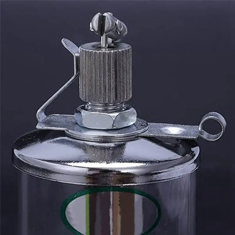 5PCS 50ML Engine Oil Gravity Drip Injectors, Needle Valve Oil Cups, Glass Oil Cups, Machine Tool Oil Cups Durable Easy To Use
