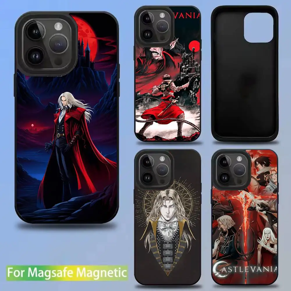 

Чехол для телефона C-Castlevania Game для iPhone 17,16,15,14,13,12,11, Pro, Max, Plus, Mini, SE, новая магнитная беспроводная зарядка Magsafe