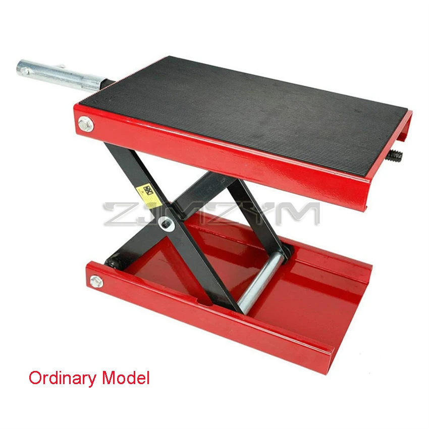 500KG Motorcycle Scissor Hoist Jack Lifting Cranes Motorcycle Repair Stand Center Scissor Lift Hoist Workshop Bench Lifting Tool