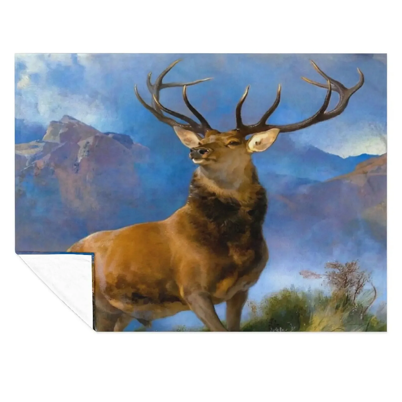 

Edwin Landseer - The Monarch of the Glen, artwork by Edwin Landseer Throw Blanket Luxury Throw Weighted decorative Blankets