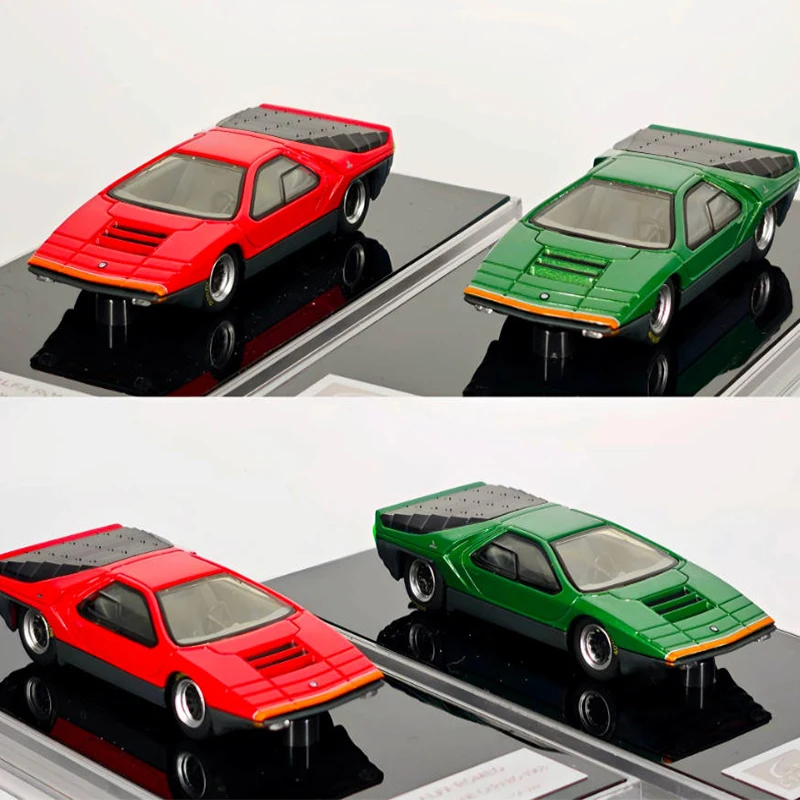 Модель CTMCK Diecast 1:64, 33BERTONE CARABO 1968, литая под давлением, имитационная, для декора, хобби, сувенир, подарок, коллекция, статическая модель для демонстрации