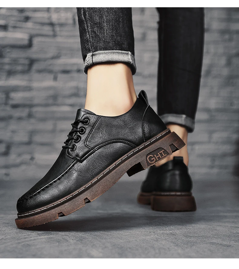 

Мужская обувь на меху, теплые осенне-зимние кроссовки, повседневные кожаные уличные спортивные туфли на платформе, дизайнерские роскошные теннисные рабочие лоферы