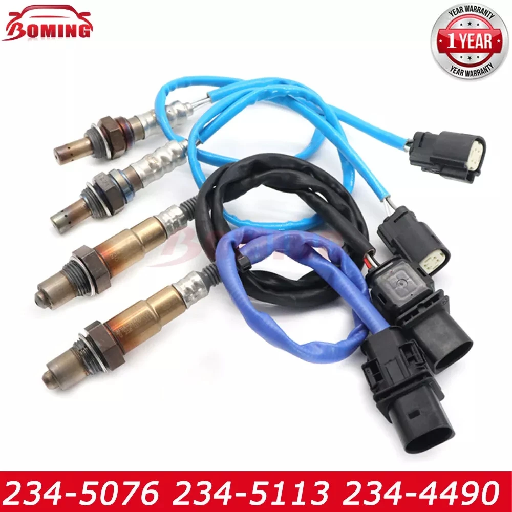 4x 234-4490 234-5076 234-5113 NEW Up&Downstream Lambda Oxygen O2 Sensor For Ford F-150 3.5L V6 2011-2014 BE5Z9G444A 8F9Z9F472G