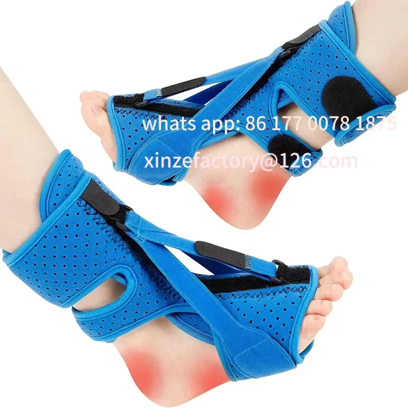 Customizable Adjustable Night Splint For Plantar Fasciitis Pain Relief Soft Foot Drop Brace Sleeping Achilles Tendon Stretcher