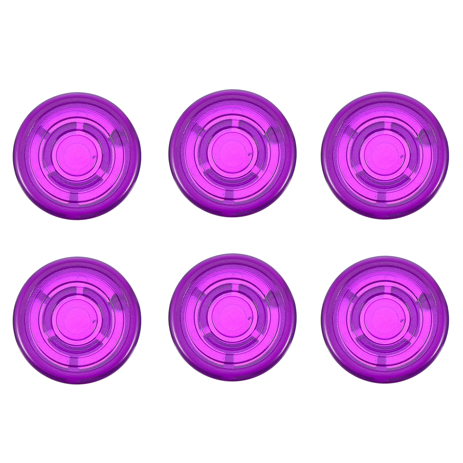 

6 Pcs Guitar Guitar Effect Accessories Pedal Toppers Plastic Caps Effect Footswitch Accessories Durable Practical Gifts