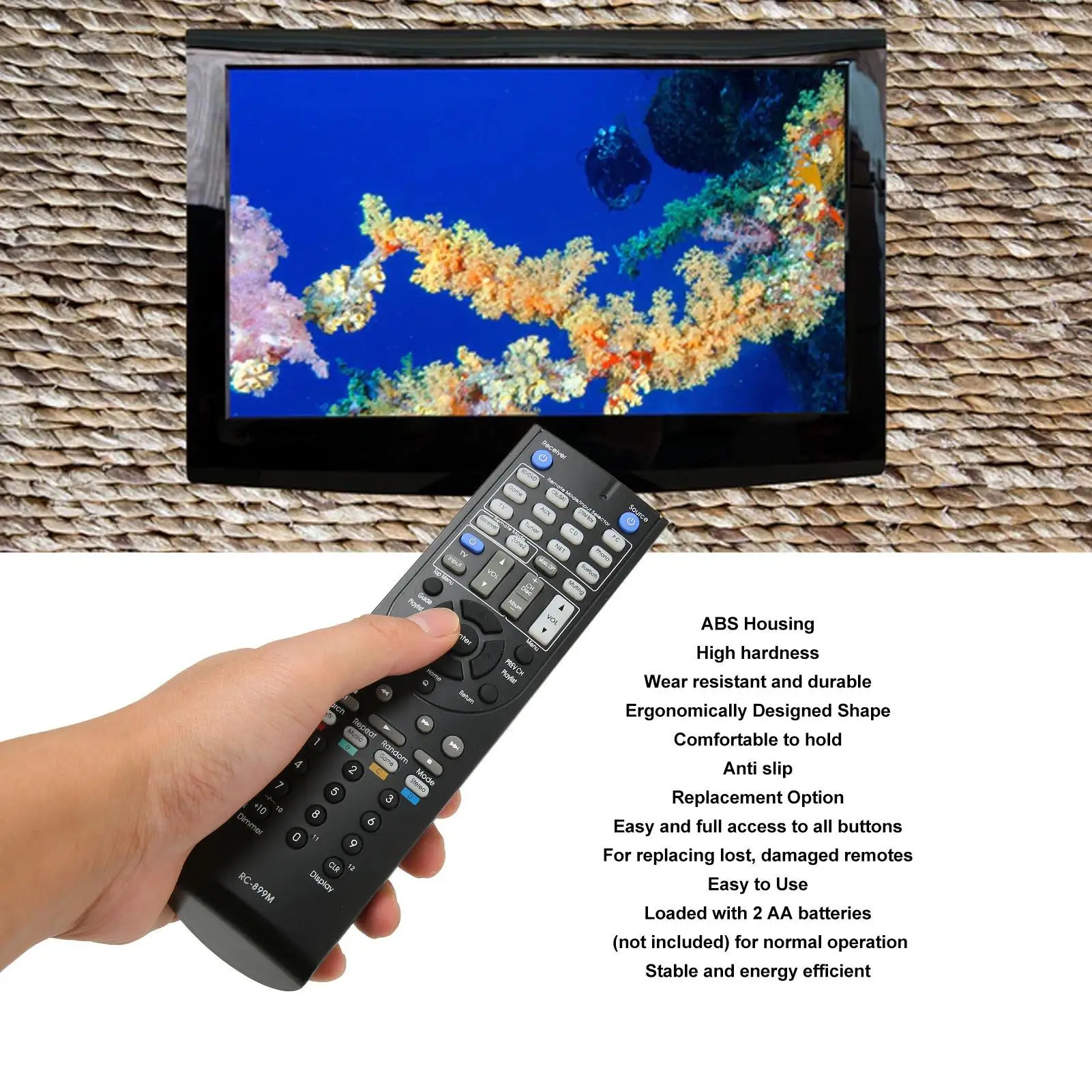 RC 899M Replacement Remote for integra DTR 20.7/30.7 AV Receiver – Universal Control Solution